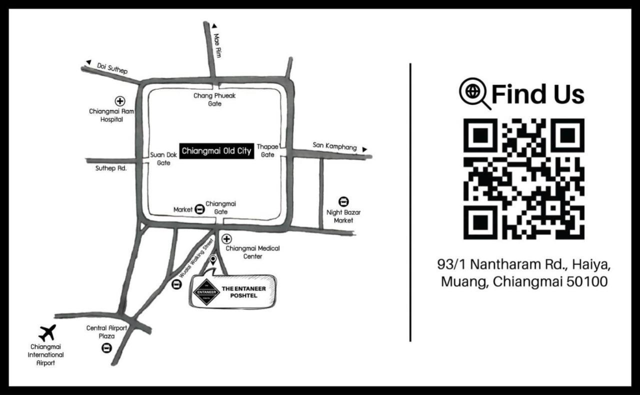 Hostel The Entaneer Poshtel Chiang Mai Zewnętrze zdjęcie